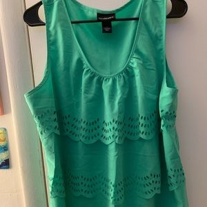 Sleeveless dress shirt from Lane Bryant